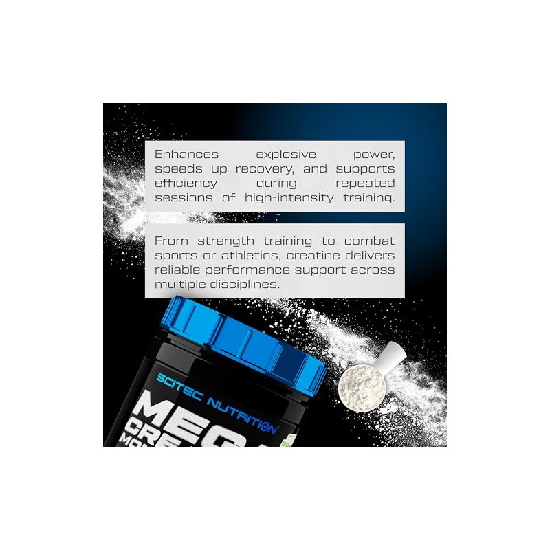 Scitec Nutrition Mega Creatine Monohydrate | Creapure® Trademark Formula |