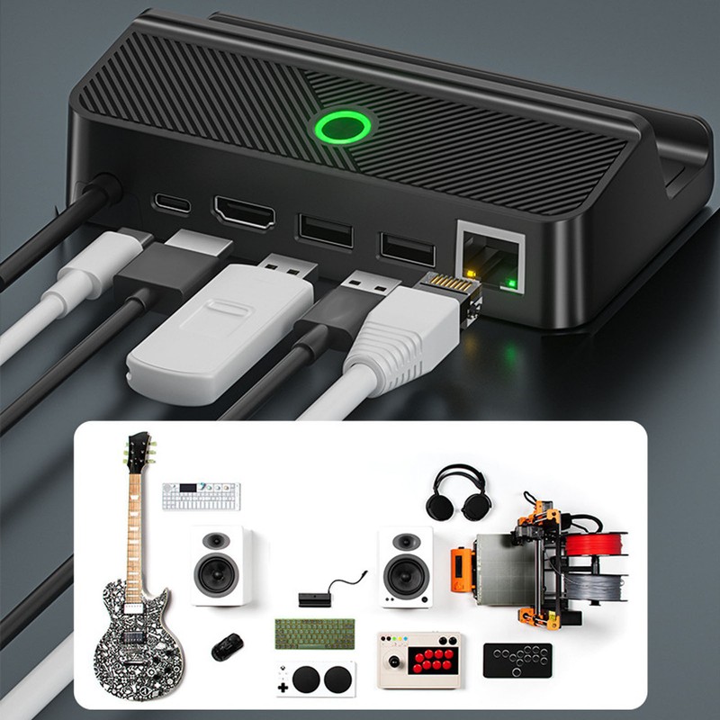 Handheld Game Console Dock USB C PD 100W HD2.0 USB