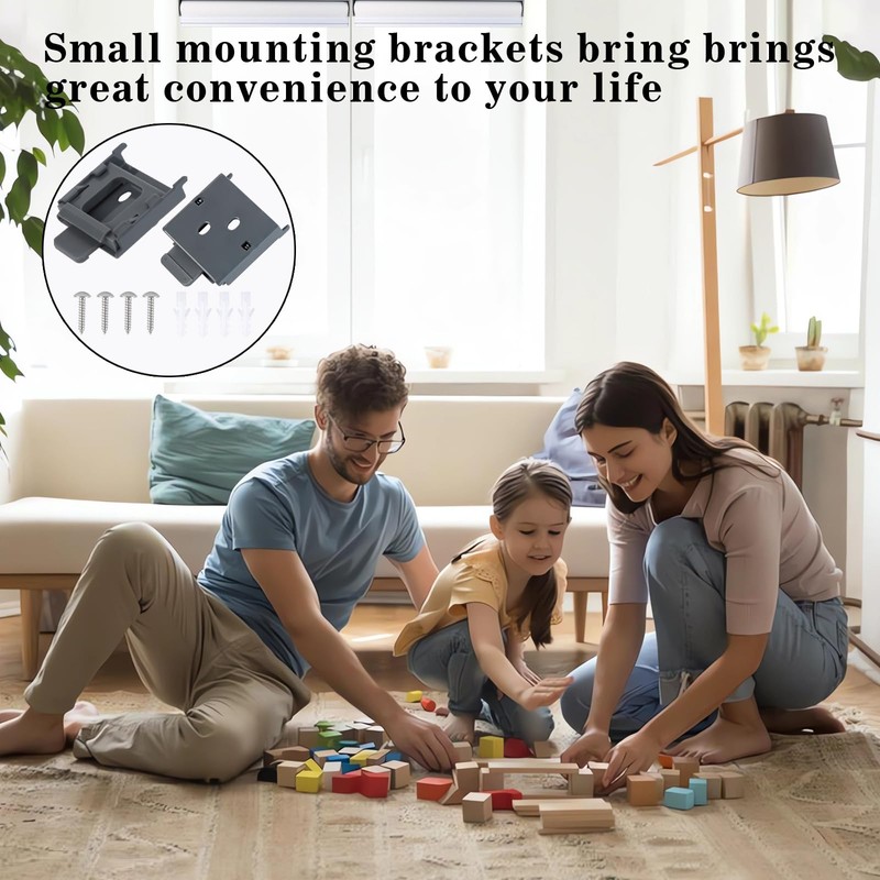 Metal Mounting Brackets Roller Blind Buckles Universal Replacement for Roller