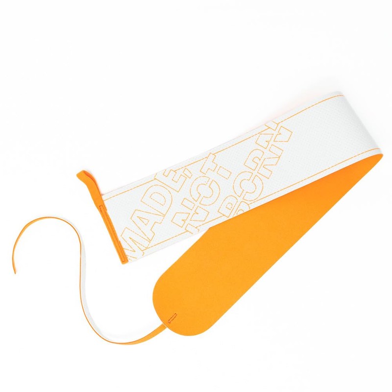Velites White Nylon Wrist Wraps for Weightlifting, Unisex, One Size