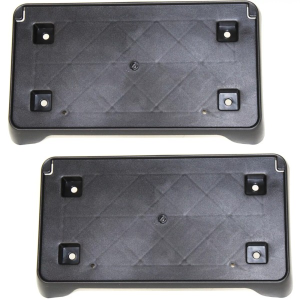 Evan-Fischer License Plate Brackets Set of 2 Front & Rear