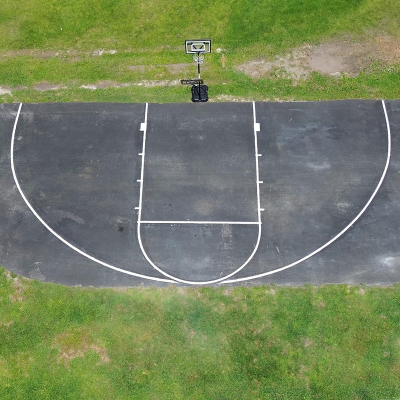 Franklin Sports Basketball Court Stencil - Easy to Use Basketball