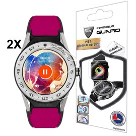 IPG for TAG HEUER Smartwatch Hydrogel Screen Protector (2 Units) Invisible HD Clear Film Anti Scratch Guard-Smooth/Self-Healing/Bubble Free (Connected - 41mm)
