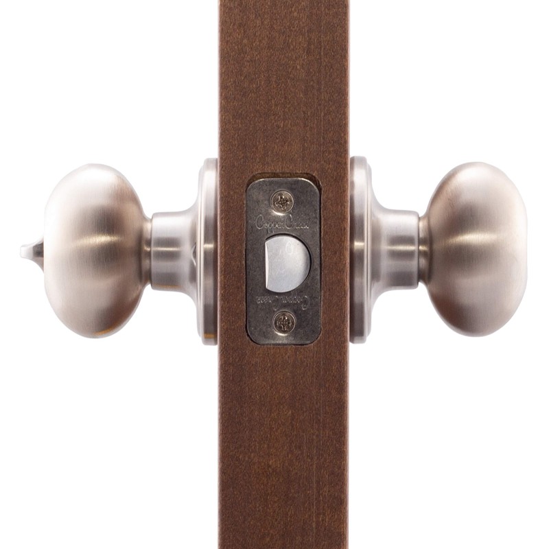 Copper Creek EK2030SS Egg Door Knob, Privacy Function, 1 Pack,