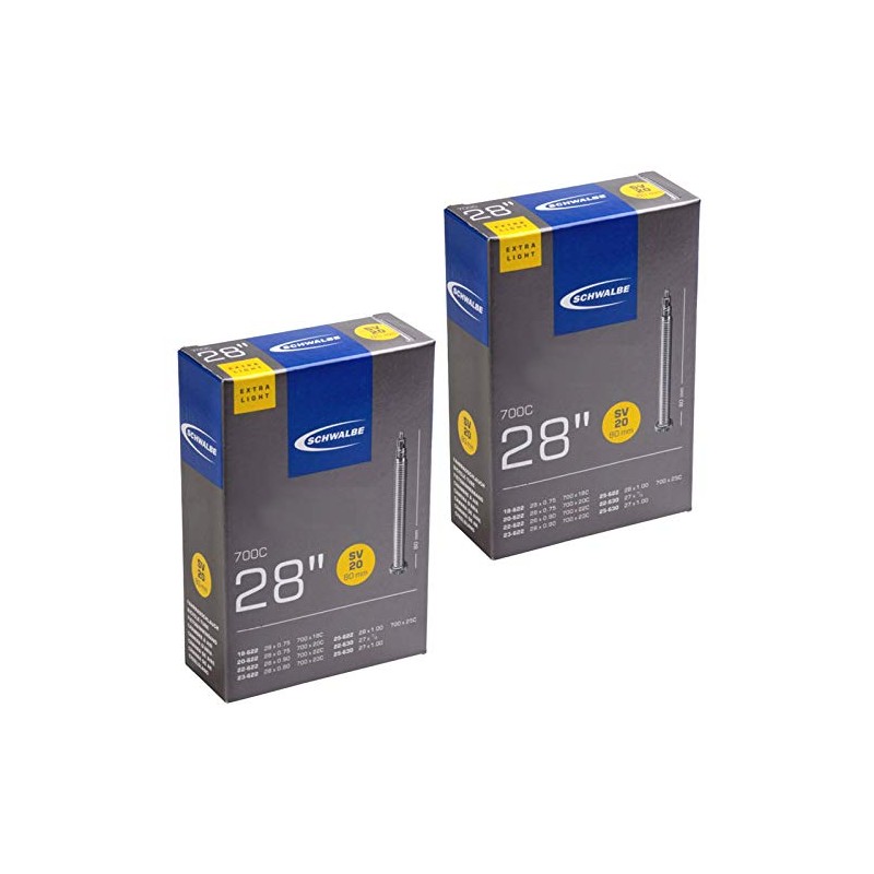 Schwalbe 700 x 18-25c Road Bike Inner Tubes - Presta