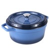 HAUSHOF 5.3QT Enameled Cast Iron Dutch Oven with Lid, Non-Stick