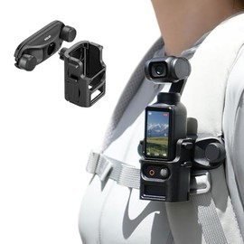 MARR Backpack Clip for DJI Osmo Pocket 4 Quick Release Backpack Mount Accessories POV Shooting Quick On/Off with One Hand, Anti-Slip Texture, Anti-Scratch Protection, Precise Opening, Cold Shoe