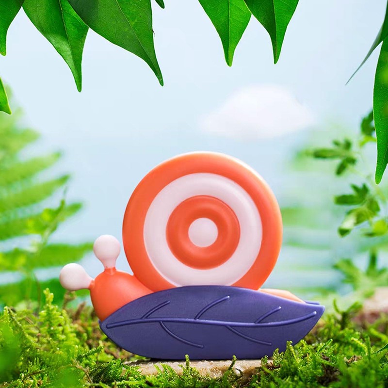 Fjquamitix Vegetable Peeler Snail Shape Design with Ceramic Blade Non-Slip