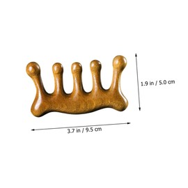 OHPHCALL Head Hair Scalp Water Spa Massage Wide Tooth Massage Comb Gentle Scalp Care Tool