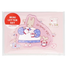Sunstar Stationery Sanrio Letter Set Die Cut Mini Retro Sanrio Characters Maroon Cream S8906327
