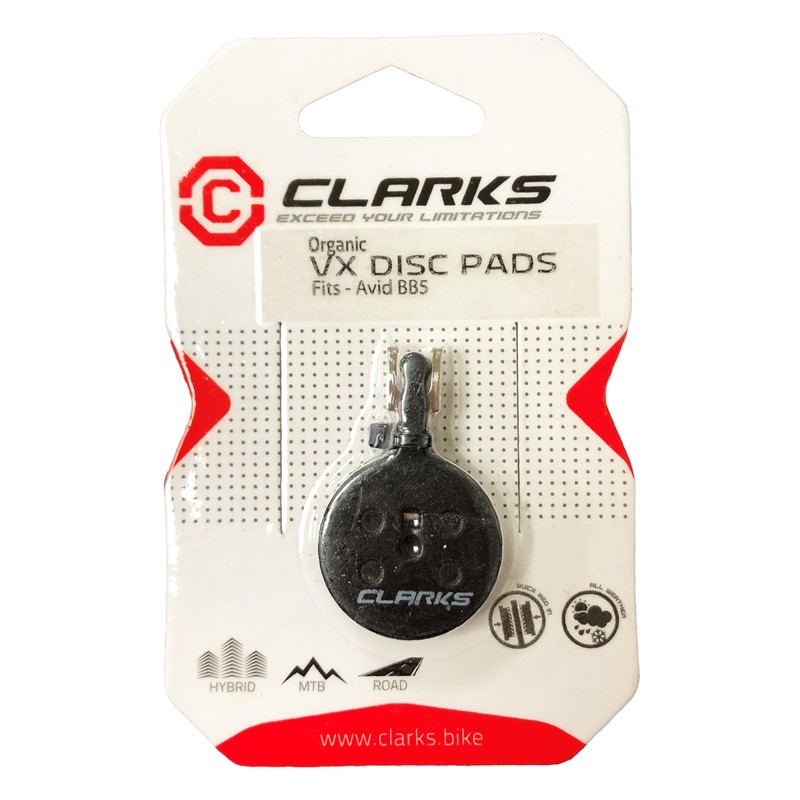 Clarks Cycle Systems 839 Disc Brake Pads, Compatible with Avid