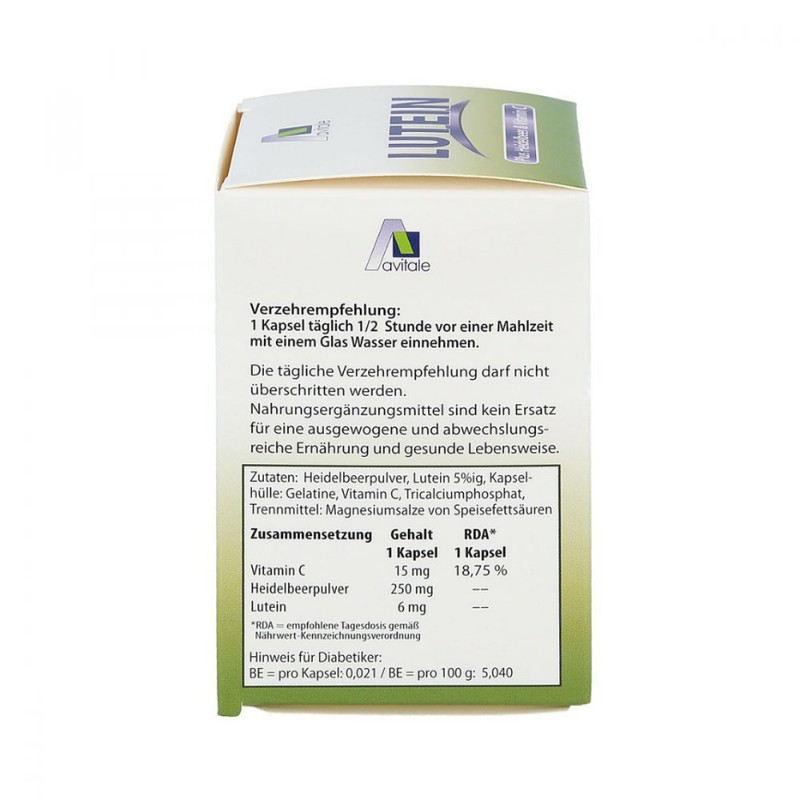 Lutein Capsules 6 mg + Blueberry