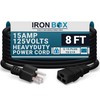IronBox Electric - Heavy Duty 5-15P to C19 Power Cord