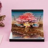 2025 Desk Calendar Memo Pad, 3D Paper Art Calendar, 3D