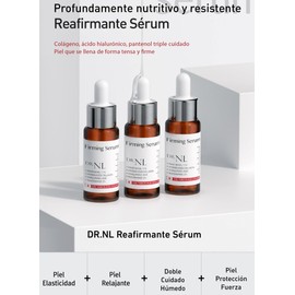 Korean & Swiss Cosetics, Pure Serum, Strengthening with Double Hyaluronic Acid Molecule + Collagen + Panthenol - Doctor NL - Firming Serum - 20 ml