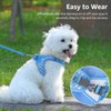 Gyuzh Dog Harness and Leash Set, Breathable Soft Mesh Cat