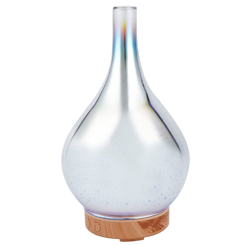 100ml Glass Essential Oil Aroma Diffuser Colorful Light Ultrasonic Humidifier