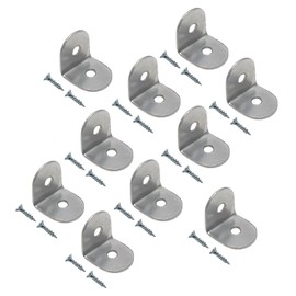 TERF® Heavy Duty Worktop Bracket 19mm Worktop Brace Bracket including Fixing Screw - Pack of 10