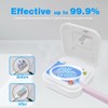 Bliss BluBrite UV-C Toothbrush Sanitizer, UV-C Toothbrush Cleaner, Portable Brush