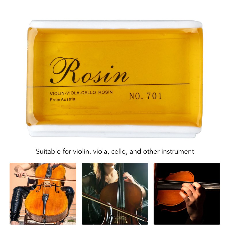 6Pcs Violin Rosin Bow String Rosin Instrument Accessory Low Dust