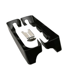 XMT-MOTO 4 inch Stretched Saddle Bag Extension fits for 1994-2013 Harley Davidson all Touring Models including road glide, road king, ultra, street glide, electra glide,for straight bag