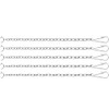 CENPEK 5 Pcs Toilet Flapper Replacement Chain Metal Triangle Hook