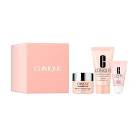 Clinique Set de Regalo Hidratación Héroes | Hidratante Moisture Surge 100H | Mascarilla Nocturna Moisture Surge | Tratamiento Labial | Hidratante + Br