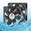 GDSTIME IP67 Waterproof Fan, 2PCS 120mmx25mm DC 12V Brushless Cooling