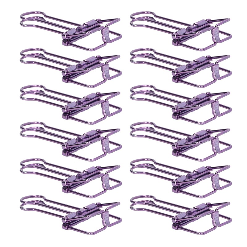 80 Pcs Binder Clips 19mm Powerful Clamping Force Durable Metal
