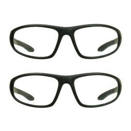 proSPORT Safety Rated Glasses Protecrive Clear Lens Z87 2 Pairs Work Mens Womens