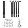 Ravinte 20 Inch Soft Close Drawer Slides 2 Pairs 4