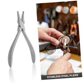SHINEOFI Stainless Steel Eyeglass Nose Pad Plier Repair Tool for Glasses User Friendly Design for Opticians Personal Use Versatile Eyeglass Repairing Tool