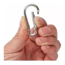 Estuchelandia Bandola Gancho Mosqueton Aluminio Camping Llavero 2 Piezas