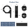 Light Bar Mounts, 2PCS Heavy Duty Clamp Kit for 0.75"