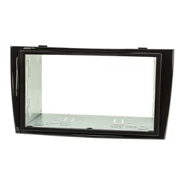 tomzz Audio 2440-019-2 Double DIN Radio Fascia Set Compatible with Peugeot 308 CC RCZ Piano Paint Black with Installation Kit