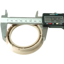 4x Centring Rings 72.5 to 57.1 | 72.5-57.1 Compatible with Borbet Beige