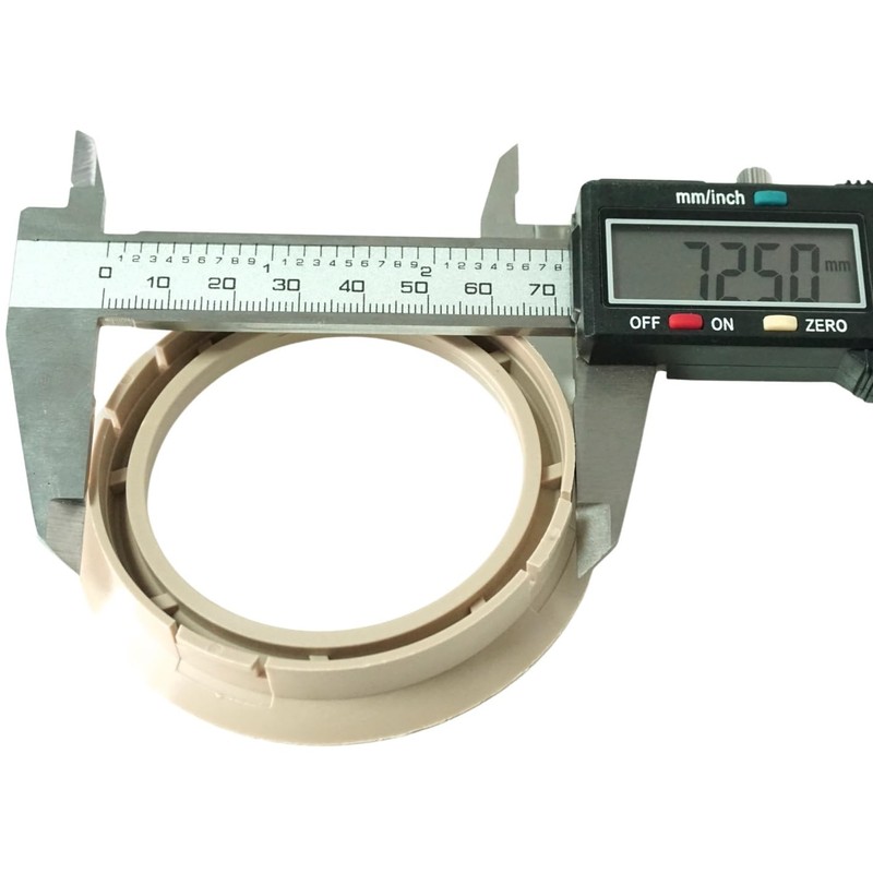 4x Centring Rings 72.5 to 57.1 | 72.5-57.1 Compatible with