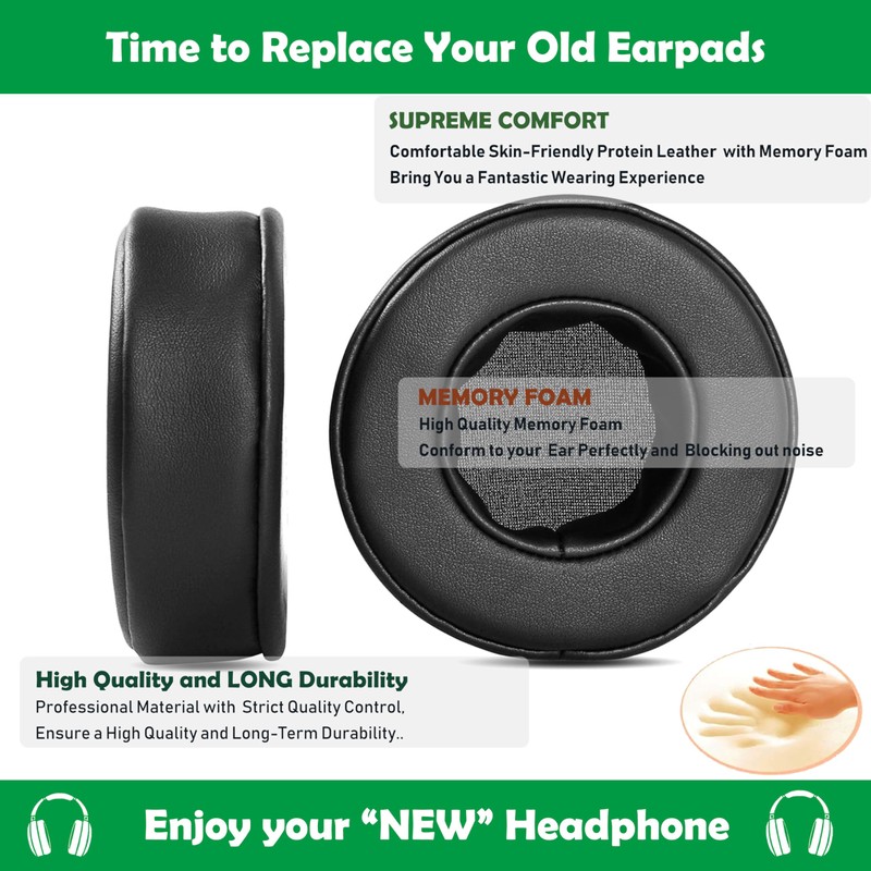 ACCOUTA Earpads Cushion Compatible with Pioneer HDJ-X5 HDJ-X7 DJ HDJ-X10