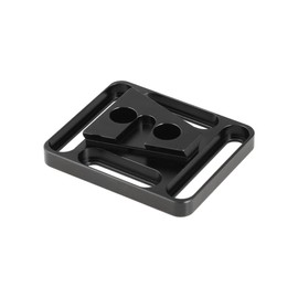 CAMVATE Quick Release V Lock Wedge Mount + Base Plate with 1/4"-20 Mounting Points & Grooves - 2335