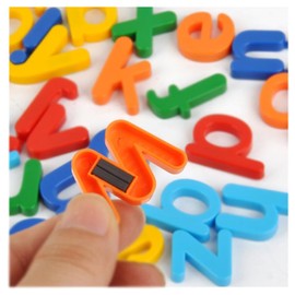 WADY Letras Magnéticas 1 Juego De Juguetes para Niños Imán De Nevera Letras Y Números Magnéticos para Niños Juguetes Adhesivos Magnéticos Apliques De Plástico para Niños Mayores de 3 Años