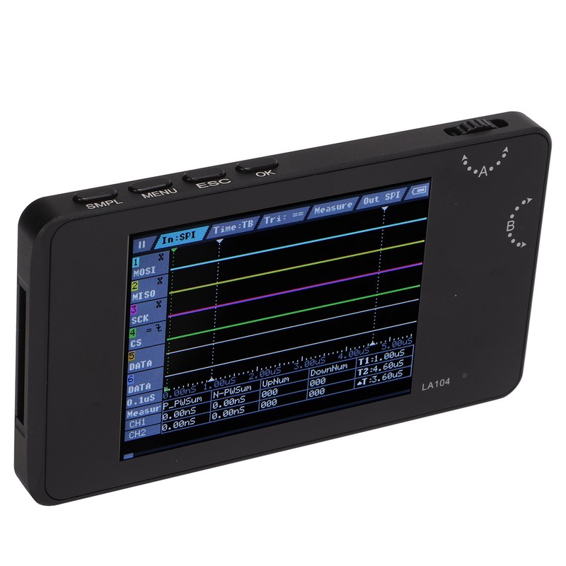 Portable Logic Analyzer 4 Channel Programmable Handheld Logic Analyzer Device