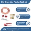 3/16 Brake Line Flaring Tools kit Include 25 ft Copper