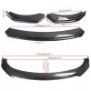 CNPAPC For Hyundai Sonata Carbon Fiber Style Front Bumper Lip
