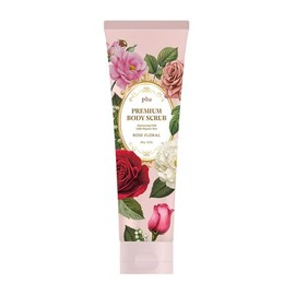 plu Premium Body Scrub, Rose Floral, Contains 38 Different Beauty Ingredients, 7.1 oz (200 g)