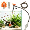 Turchongeco Aquarium Siphon Gravel Cleaner Manual Water Changer Kit, Medium