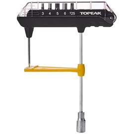 Topeak ComboTorq Wrench & Bit Set, Black/Silver, One size