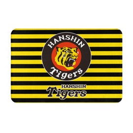 Hanshin Tigers Entrance Mat, Outdoor, Indoor, Indoor Doormat, Stylish, Anti-Slip, Washable, Quick Drying, Water Absorbent, Washable, Bath Mat, Fluffy, Doormat, Mud Removing Mat, Bathroom, Kitchen,