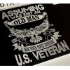 Diamond Etched Products ENGRAVED US Military Old Man Veteran Car