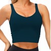 Wjustforu Women's Tank Top Padded Sports Bra Running Workout Yoga