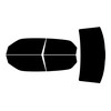 True Line Automotive Precut Window Tint Kit Nano Compatible with